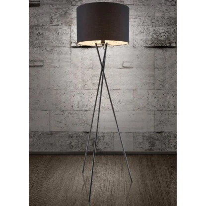 Globo Stehleuchte Gustav Metall Schwarz 1 Globo Stehleuchte Gustav Metall Schwarz