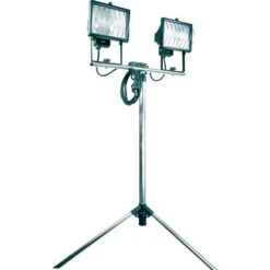 Doppel-Halogenstrahler Mit Stativ 2 X 400 W