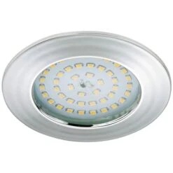 Briloner LED-Einbauleuchte Dimmbar, Starr Chrom