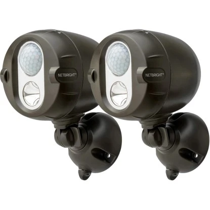 Mr. Beams LED-Außenstrahler Mit Bewegungsmelder MBN352 Braun 2er-Pack 2 Mr. Beams LED-Außenstrahler Mit Bewegungsmelder MBN352 Braun 2er-Pack – Bild 2