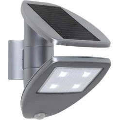 Lutec LED-Solarleuchte Zeta Mit Bewegungsmelder Und Integriertem Solarpanel -Angebote Licht Welt Store 199590 3746 4