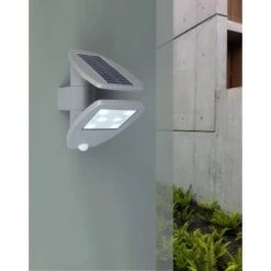 Lutec LED-Solarleuchte Zeta Mit Bewegungsmelder Und Integriertem Solarpanel