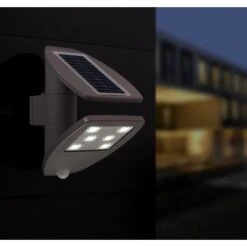 Lutec LED-Solarleuchte Zeta Mit Bewegungsmelder Und Integriertem Solarpanel -Angebote Licht Welt Store 199590 3746 6