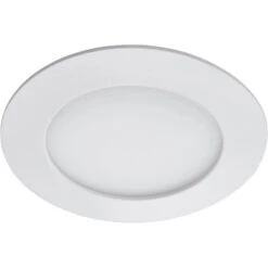 Briloner LED-Einbauleuchte Kunststoff Weiß H: 2,9 Cm Ø: 12 Cm