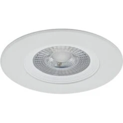 Briloner LED-Einbauleuchte 3er-Set Weiß H: 4,3 Cm Ø: 9 Cm