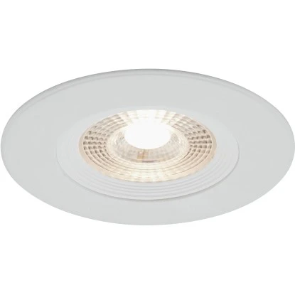 Briloner LED-Einbauleuchte 3er-Set Weiß H: 4,3 Cm Ø: 9 Cm 2 Briloner LED-Einbauleuchte 3er-Set Weiß H: 4,3 Cm Ø: 9 Cm – Bild 2