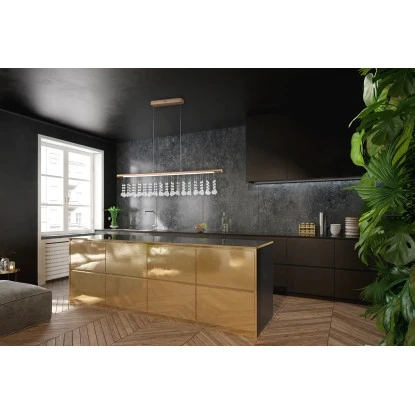 Näve LED-Pendelleuchte Nobilis Satin-Nickel Ca. 100 Cm 2 Näve LED-Pendelleuchte Nobilis Satin-Nickel Ca. 100 Cm – Bild 2