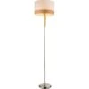 Globo Stehleuchte CHIPSY Nickel Matt-Beige