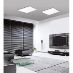 LED-Panel 30x30cm, Dimmbar, Lichtfarbe 2700-5000K, Ultraflaches Design -Angebote Licht Welt Store 2426 deckenleuchte flat 2 1