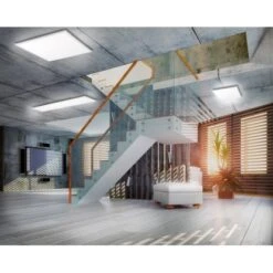 LED-Panel 120x30cm,dimmbar, 4000K, Ultraflaches Design 10 LED-Panel 120x30cm,dimmbar, 4000K, Ultraflaches Design -Angebote Licht Welt Store 2426 deckenleuchte flat 2 2