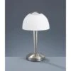 Trio LED-Tischleuchte Touch Nickel Matt