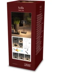 Konstsmide Designer-LED-Tischleuchte Scilla Schwarz 27 Cm X 11 Cm X 11 Cm 10 Konstsmide Designer-LED-Tischleuchte Scilla Schwarz 27 Cm X 11 Cm X 11 Cm -Angebote Licht Welt Store 274464 1533 VP 01