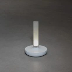 Konstsmide LED-Akku-Vase Biarritz Weiß ø 13,5 Cm X 20,5 Cm -Angebote Licht Welt Store 275109 1533 AB 04
