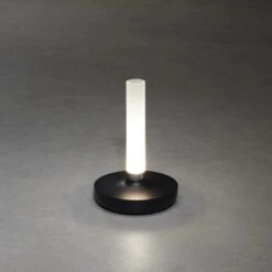 Konstsmide LED-Akku-Vase Biarritz Schwarz ø 13,5 Cm X 20,5 Cm -Angebote Licht Welt Store 275111 1533 AB 01