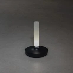 Konstsmide LED-Akku-Vase Biarritz Schwarz ø 13,5 Cm X 20,5 Cm -Angebote Licht Welt Store 275111 1533 AB 03