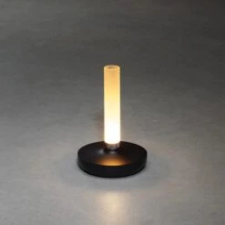 Konstsmide LED-Akku-Vase Biarritz Schwarz ø 13,5 Cm X 20,5 Cm -Angebote Licht Welt Store 275111 1533 AB 04