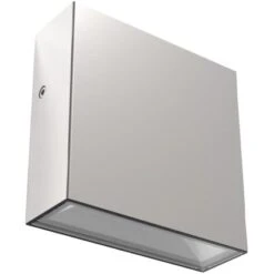 Lutec LED-Außenwandleuchte Gemini XF 1-flammig Edelstahl 11 Cm X 11 Cm X 3,8 Cm