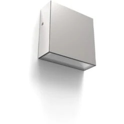 Lutec LED-Außenwandleuchte Gemini XF 1-flammig Edelstahl 11 Cm X 11 Cm X 3,8 Cm -Angebote Licht Welt Store 276452 3746 S 02