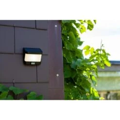 Lutec LED-Solar Wandleuchte Try 1-flammig Mattschwarz 23 Cm X 12,5 Cm X 6,9 Cm -Angebote Licht Welt Store 276469 3746 AB 03