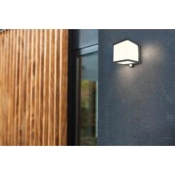 Lutec LED-Solar Wandleuchte Doblo 1-flammig Anthrazit 12,9 Cm X 11 Cm X 11 Cm -Angebote Licht Welt Store 276485 3746 AB 06