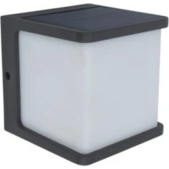 Lutec LED-Solar Wandleuchte Doblo 1-flammig Anthrazit 12,9 Cm X 11 Cm X 11 Cm -Angebote Licht Welt Store 276485 3746 S 04