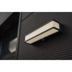Lutec Solar-LED-Außenwandleuchte Doblo 1-flammig Anthrazit 35 Cm X 9 Cm X 9 Cm -Angebote Licht Welt Store 276711 3746 AB 04