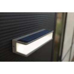 Lutec Solar-LED-Außenwandleuchte Doblo 1-flammig Anthrazit 35 Cm X 9 Cm X 9 Cm -Angebote Licht Welt Store 276711 3746 AB 06