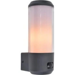 Lutec Außenwandleuchte Heros M. BWM 1-flammig Anthrazit 26,2 Cm X 9,6 Cm X 12 Cm