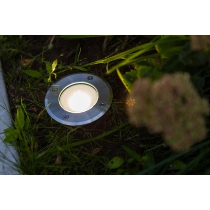 Lutec LED-Bodeneinbauleuchte Cydops 1,5 M Kabel Edelstahl Ø 11 Cm X 5,6 Cm 6 Lutec LED-Bodeneinbauleuchte Cydops 1,5 M Kabel Edelstahl Ø 11 Cm X 5,6 Cm – Bild 6