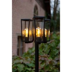 Lutec Außenwegeleuchte Pine 3-flammig Mattschwarz 199 Cm X 42 Cm X 42 Cm -Angebote Licht Welt Store 277070 3746 AB 05