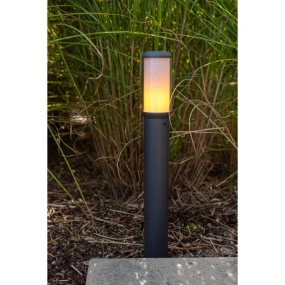 Lutec Wegeleuchte Heros 1-flammig Anthrazit Ø 9,6 Cm X 70 Cm 2 Lutec Wegeleuchte Heros 1-flammig Anthrazit Ø 9,6 Cm X 70 Cm – Bild 2