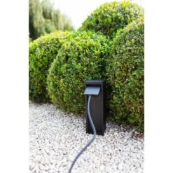 Lutec Stromverteiler Mains 1 Steckdose Mattschwarz 24,1 Cm X 8 Cm X 8 Cm 6 Lutec Stromverteiler Mains 1 Steckdose Mattschwarz 24,1 Cm X 8 Cm X 8 Cm -Angebote Licht Welt Store 277179 3746 AB 03