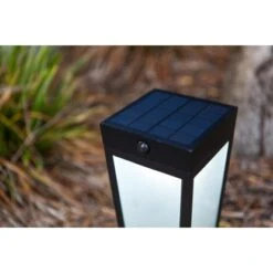 Lutec LED-Solar-Wegeleuchte Dias 1-flammig Mattschwarz 48,4 X 12,2 X 12,2 Cm -Angebote Licht Welt Store 277195 3746 AB 02
