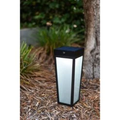 Lutec LED-Solar-Wegeleuchte Dias 1-flammig Mattschwarz 48,4 X 12,2 X 12,2 Cm -Angebote Licht Welt Store 277195 3746 AB 08