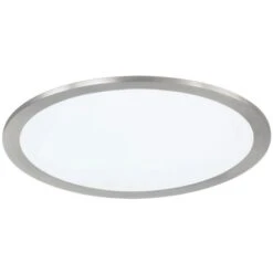 Trio LED-Deckenleuchte Phoenix Nickel Matt Ø 30 Cm