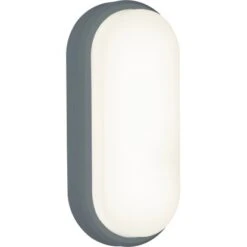 LED-Ovalleuchte OL 18 W Anthrazit 1-flammig