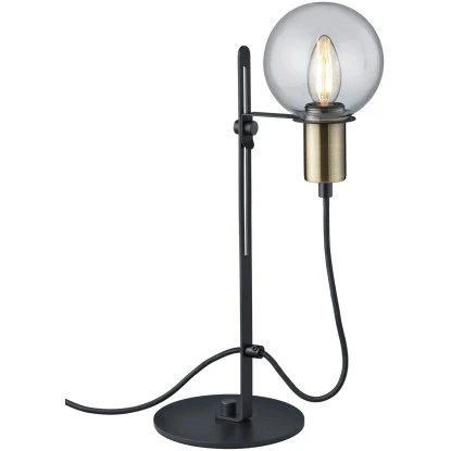 Trio Tischleuchte Nacho Schwarz Matt 1 Trio Tischleuchte Nacho Schwarz Matt