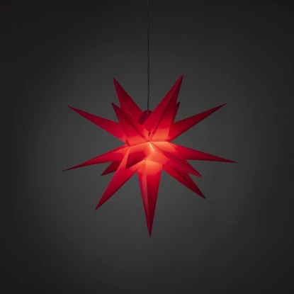 Konstsmide 3D Kunststoffstern Leuchtmittel Für Außen 1 Warmweiße Diode 60 Cm 2 Konstsmide 3D Kunststoffstern Leuchtmittel Für Außen 1 Warmweiße Diode 60 Cm – Bild 2