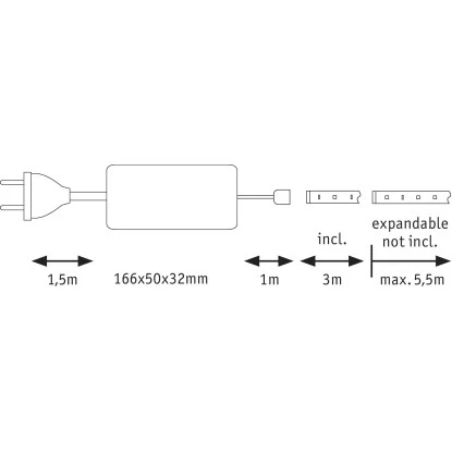 Paulmann MaxLED 1000 Basis-Set Beschichtet 3 M Weiß 34 W 4 Paulmann MaxLED 1000 Basis-Set Beschichtet 3 M Weiß 34 W – Bild 4