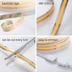Paulmann MaxLED 500 LED Strip COB Basis-Set 3 M Weiß 19W -Angebote Licht Welt Store 4000870710463 2425 AB 01