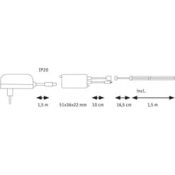 Paulmann SimpLED LED Strip COB Komplettset 1,5 M Mehrfarbig 12W -Angebote Licht Welt Store 4000870788639 2425 VM 02