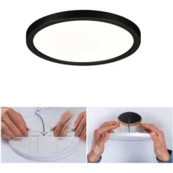Paulmann LED-Einbaupanel Areo VariFit 17,5 Cm 13 W Schwarz -Angebote Licht Welt Store 4000870799635 2425 01