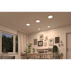 Paulmann LED-Einbaupanel Areo VariFit 17,5 X 17,5 Cm DimtoWarm 13 W Schwarz -Angebote Licht Welt Store 4000870931011 2425 06
