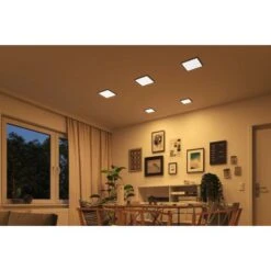 Paulmann LED-Einbaupanel Areo VariFit 17,5 X 17,5 Cm DimtoWarm 13 W Schwarz -Angebote Licht Welt Store 4000870931011 2425 07