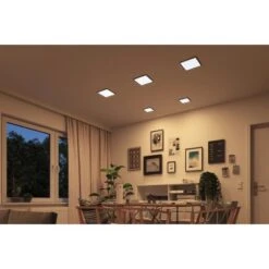 Paulmann LED-Einbaupanel Areo VariFit 17,5 X 17,5 Cm DimtoWarm 13 W Schwarz -Angebote Licht Welt Store 4000870931011 2425 08