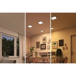 Paulmann LED-Einbaupanel Areo VariFit 17,5 X 17,5 Cm DimtoWarm 13 W Schwarz -Angebote Licht Welt Store 4000870931011 2425 09
