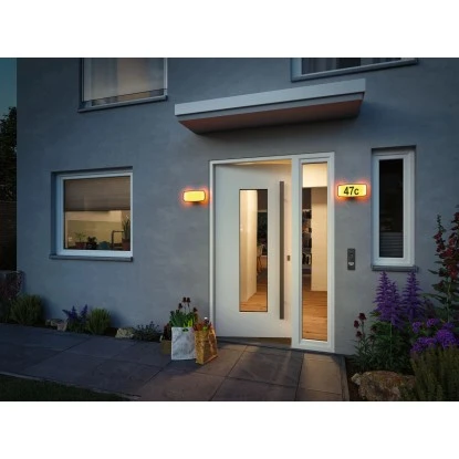 Paulmann LED-Outdoor-Wandleuchte Sheera 230 V ZigBee Mit Hausnummer 12 Paulmann LED-Outdoor-Wandleuchte Sheera 230 V ZigBee Mit Hausnummer – Bild 12