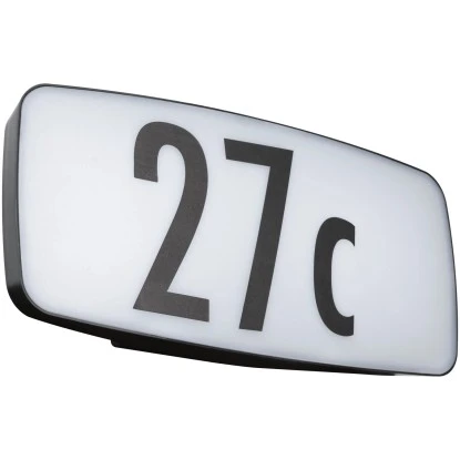 Paulmann LED-Outdoor-Wandleuchte Sheera 230 V ZigBee Mit Hausnummer 2 Paulmann LED-Outdoor-Wandleuchte Sheera 230 V ZigBee Mit Hausnummer – Bild 2