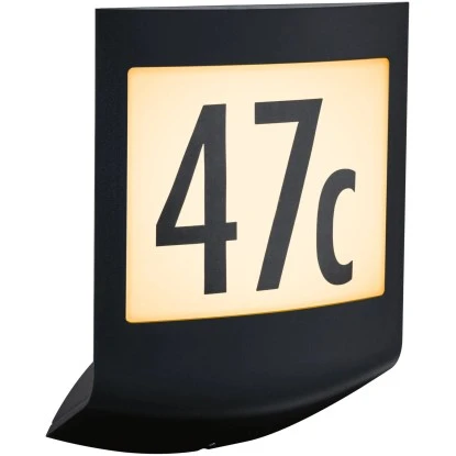 Paulmann LED-Outdoor-Wandleuchte Padea 230 V Mit Sensor Anthrazit 4 Paulmann LED-Outdoor-Wandleuchte Padea 230 V Mit Sensor Anthrazit – Bild 4