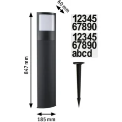 Paulmann LED-Outdoor-Pollerleuchte Padea 230 V ZigBee Mit Sensor Anthrazit 20 Paulmann LED-Outdoor-Pollerleuchte Padea 230 V ZigBee Mit Sensor Anthrazit -Angebote Licht Welt Store 4000870945155 2425 VM 07